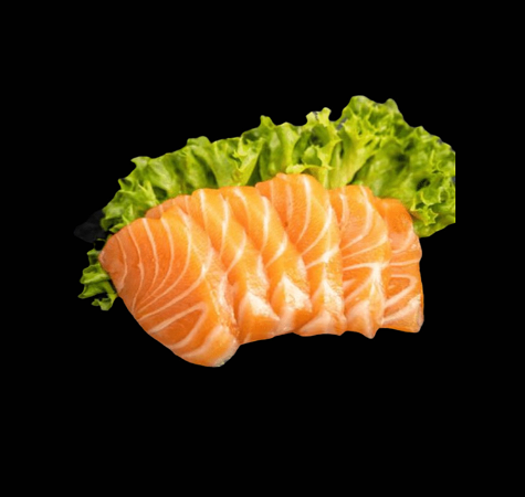 Salmon sashimi