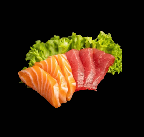 Salmon tuna sashimi