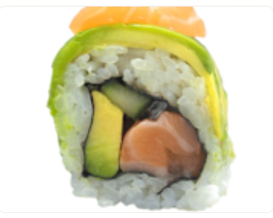 Soft shell sake avocado roll