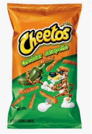 Cheetos Cheddar Jalapeno Crunchy