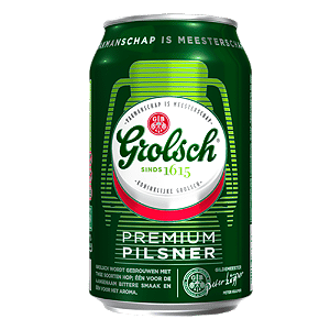 Grolsch bier blikje 330ml