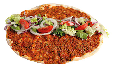 Lahmacun met salade