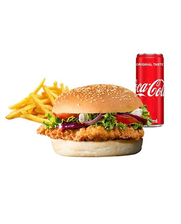 Crispy Chicken Burger menu