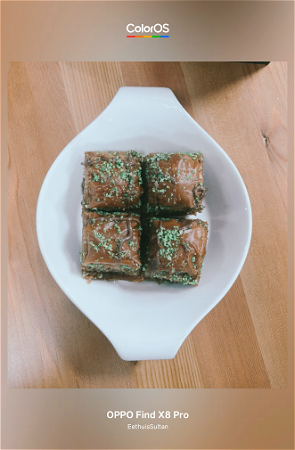 Baklava met chocoladesmaak