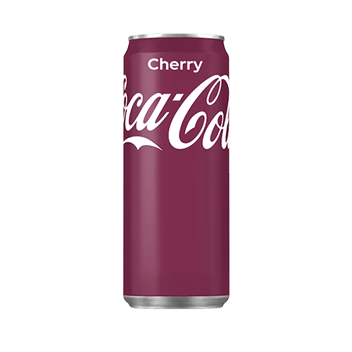 Coca-Cola cherry regular 33cl blik
