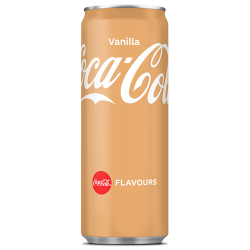 Coca-Cola vanilla regular 33cl blik