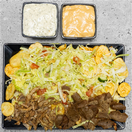 Kapsalon shoarma döner groot