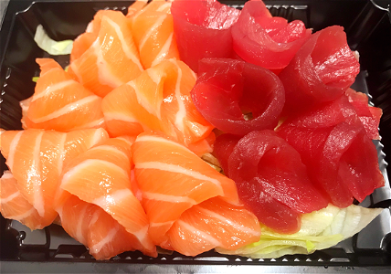 Sashimi zalm & tonijn
