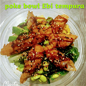 PokÃ©  bowl Ebi tempura
