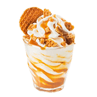 Sundae sticky stroopwafel