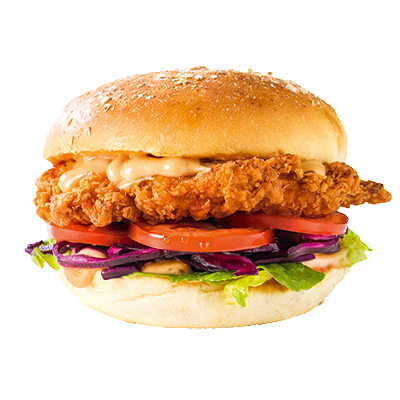 Chili kipfilet burger