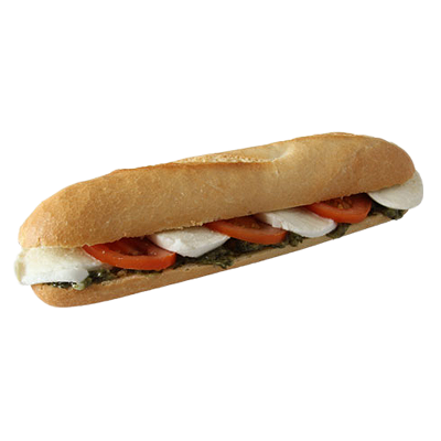 Broodje pesto tomaat mozzarella