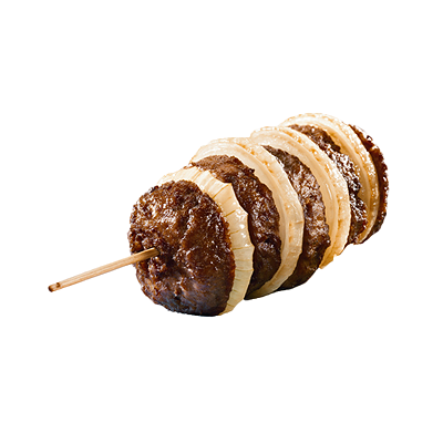 Berehap met satesaus