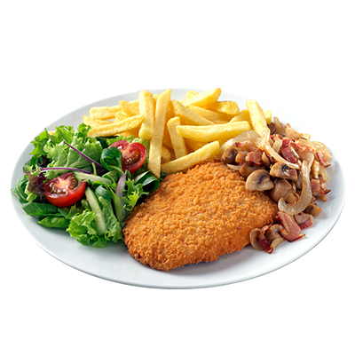 Schotel boeren schnitzel