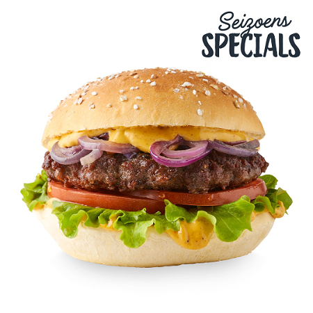 curry mango burger