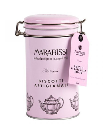 Marabissi Biscotti caramello salato in latta