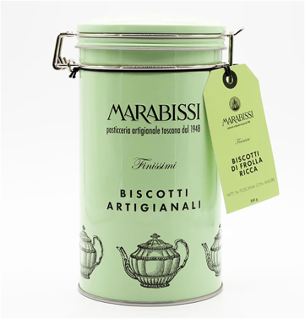 Marabissi Biscotti frolla ricca al burro in latta