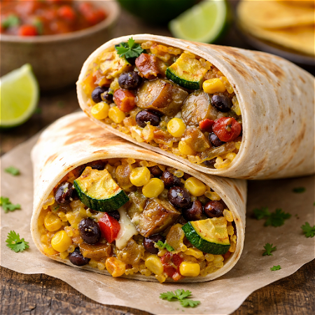Burrito chili sin carne vegetarisch, mild