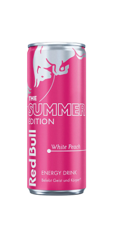 Redbull witte perzik smaak