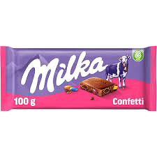 Milka confetti