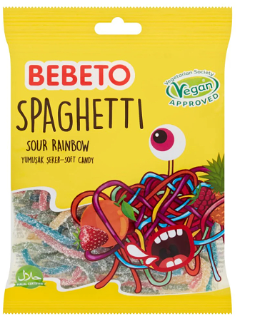 Bebeto sour spaghetti rainbow