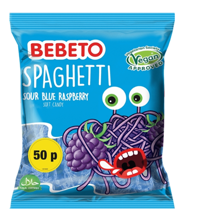 Bebeto spaghetti bleu raspberry sour