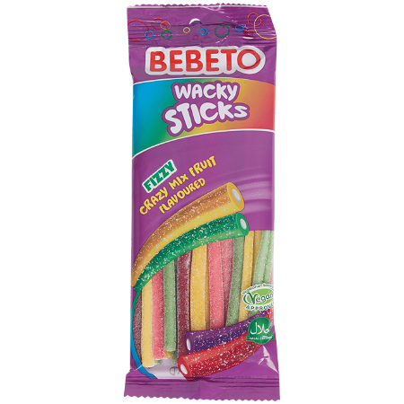 Bebeto wacky sticks fizzy