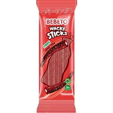 Bebeto wacky sticks cola fizzy