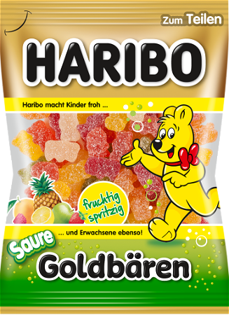 Haribo goudbeer zuur