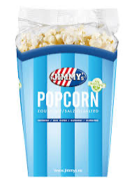 Popcorn in bakje zout 140g