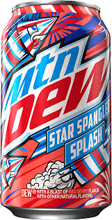 Mtn dew star spangled splash