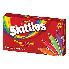 Skittles freezer pops 10stks