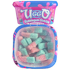 Uggo bubble gum botle 200g