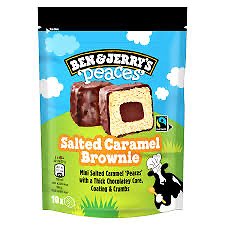 B&j peaces salted caramel browni 10x