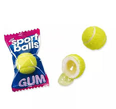 Fini tennis balls bubblegum 