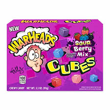 Warheads cubes sour berry mix 99g