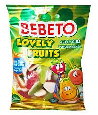 Bebeto lovely fruits 80g