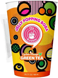 Buble lychee mango green tea