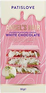 PATISLOVE ANGEL HAIR WHITE CHOCOLATE 180GR