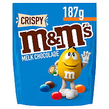 M&m crispy 187g