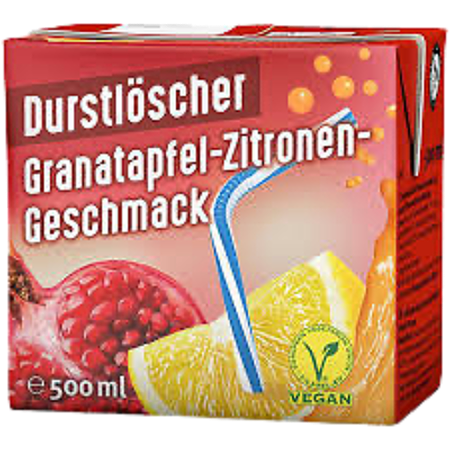 Durstlöscher granaatappel citroen 500ml