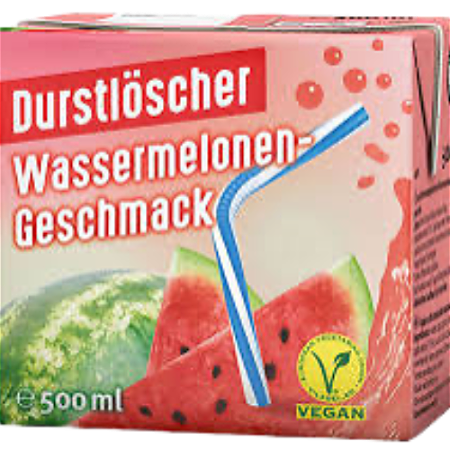 Durstlöscher wassermelonen geschmack 500ml