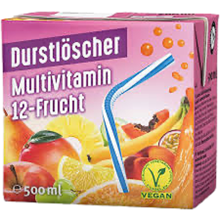 Durstlöscher multivitamine 12 vrucht 0,5l