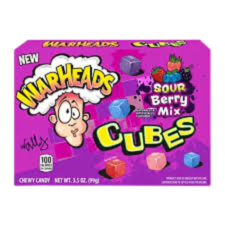 Warheads cubes sour berry mix 99g