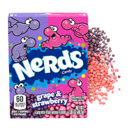 Nerds grape & strawberry 46,7g