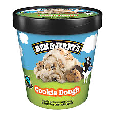 Ben & Jerry cookie dough 465ml