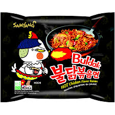 Buldak hot chicken flavour ramen zwart 140g