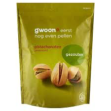 Gwoon pistachnoten geroosterd gezout 250g