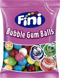 Fini bubble gum balls 75g