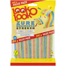 Look zure regenboog streken 200g value pack 